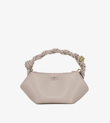 Mini bolso Ganni Bou Gris claro